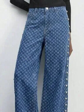 Dark Wash Casual Women's Travel Denim Jeans
